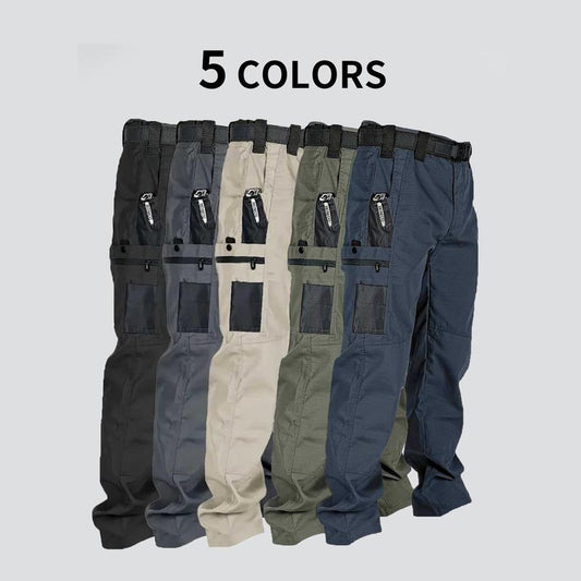 Men's Solid Color Tactical Work Pants