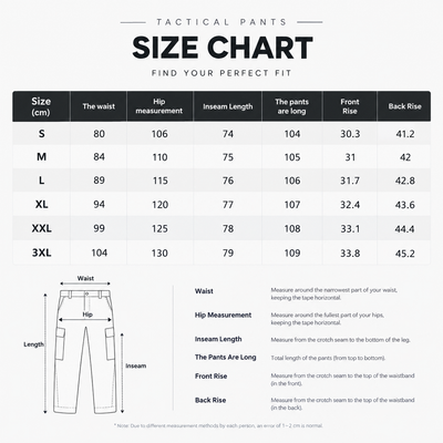Men's Solid Color Tactical Work Pants